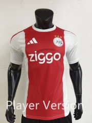 Player Version 26-27 Ajax Home Red Thailand Soccer Jersey AAA-0871