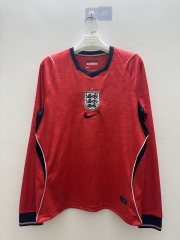 (S-4XL) 26-27 England Away Red LS Thailand Soccer Jersey AAA-9268 (S-4XL) 26-27 England Away Red LS Thailand Soccer Jersey AAA-9268