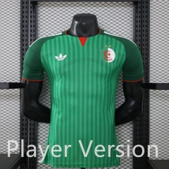 With Stars Player Version 26-27 Algeria Away Green Thailand Soccer Jersey AAA-888 With Stars Player Version 26-27 Algeria Away Green Thailand Soccer Jersey AAA-888