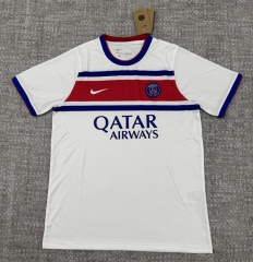 (S-4XL) 26-27 Paris SG White Thailand Training Soccer Jersey AAA-4506 (S-4XL) 26-27 Paris SG White Thailand Training Soccer Jersey AAA-4506
