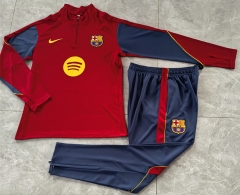 26-27 Barcelona Maroon Thailand Soccer Tracksuit-411 26-27 Barcelona Maroon Thailand Soccer Tracksuit-411