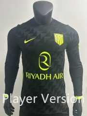Player Version 26-27 Atletico Madrid Away Black LS Thailand Soccer Jersey AAA-0871 Player Version 26-27 Atletico Madrid Away Black LS Thailand Soccer Jersey AAA-0871