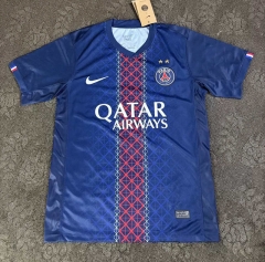 (S-4XL) With 2 Stars 25-26 Paris Home Blue Thailand Soccer Jersey AAA-2483 (S-4XL) With 2 Stars 25-26 Paris Home Blue Thailand Soccer Jersey AAA-2483