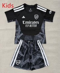 26-27 Arsenal Goalkeeper Black Kids/Youth Soccer Uniform-AY 26-27 Arsenal Goalkeeper Black Kids/Youth Soccer Uniform-AY