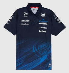 With Collar 2026 Williams Blue Formula One Racing Suit With Collar 2026 Williams Blue Formula One Racing Suit