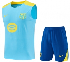 25-26 Barcelona Sky Blue Thailand Soccer Training Vest Uniform-418 25-26 Barcelona Sky Blue Thailand Soccer Training Vest Uniform-418