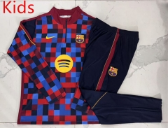 26-27 Barcelona Grid Inkjet Kids/Youth Soccer Tracksuit -815 26-27 Barcelona Grid Inkjet Kids/Youth Soccer Tracksuit -815