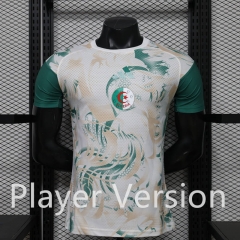 Player Version 26-27 Special Edition Algeria White&Green Thailand Soccer Jersey AAA-888 Player Version 26-27 Special Edition Algeria White&Green Thailand Soccer Jersey AAA-888