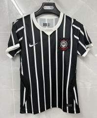 26-27 Corinthians Away Black Thailand Women Soccer Jersey AAA-8841 26-27 Corinthians Away Black Thailand Women Soccer Jersey AAA-8841