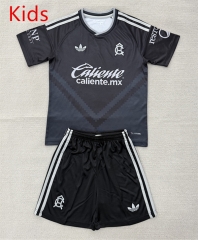 26-27 Club America Away Black Kids/Youth Soccer Uniform-AY
