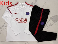 26-27 Paris SG Black Kids/Youth Soccer Tracksuit-815 26-27 Paris SG Black Kids/Youth Soccer Tracksuit-815