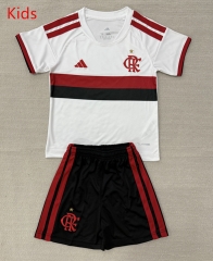 26-27 Flamengo Away White Kids/Youth Soccer Uniform-AY