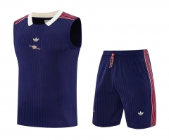 25-26 Retro Version Arsenal Royal Blue Thailand Soccer Vest Uniform-418