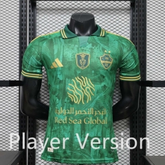 Player Version 26-27 Special Version Al-Ahli Saudi Green Thailand Soccer Jersey AAA-888