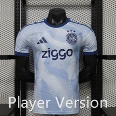 Player Version 26-27 Ajax 2nd Away Light Blue Thailand Soccer Jersey AAA-888 Player Version 26-27 Ajax 2nd Away Light Blue Thailand Soccer Jersey AAA-888