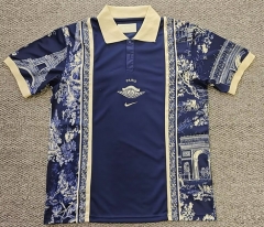 (S-4XL) 26-27 Joint Version Paris Blue Thailand Soccer Jersey AAA
