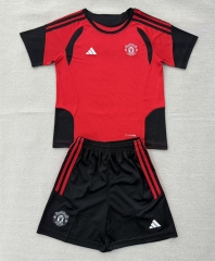 26-27 Manchester United Red&Black Training Soccer Uniform-AY 26-27 Manchester United Red&Black Training Soccer Uniform-AY