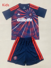26-27 New England Revolution Home Blue&Red Kid/Youth Soccer Uniform-AY
