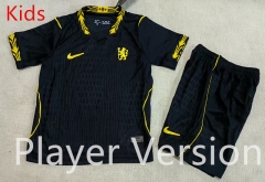 Player Version 26-27 Chelsea Away Black Kids/Youth Soccer Uniform-507 Player Version 26-27 Chelsea Away Black Kids/Youth Soccer Uniform-507