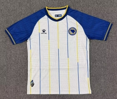 (S-4XL) 26-27 Bosnia and Herzegovina Away White Thailand Soccer Jersey AAA-8025 (S-4XL) 26-27 Bosnia and Herzegovina Away White Thailand Soccer Jersey AAA-8025