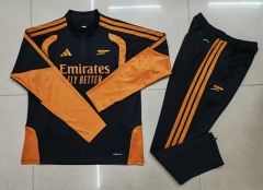 26-27 Arsenal Black Thailand Soccer Tracksuit-GDP