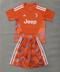 26-27 Juventus Goalkeeper Orange Soccer Uniform-AY