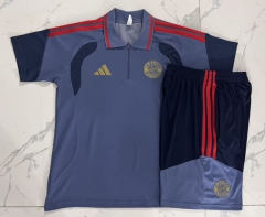 26-27 Bayern München Royal Blue Thailand Polo Uniform-815