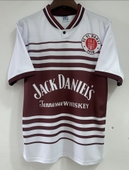 Retro Version 1998 FC St. Pauli Home White Thailand Soccer Jersey AAA-9171