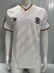 Retro Version 1986 Germany Home White Thailand Soccer Jersey AAA-503 Retro Version 1986 Germany Home White Thailand Soccer Jersey AAA-503
