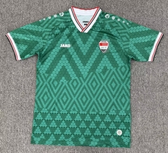 (S-4XL) 26-27 Iraq Away Green Thailand Soccer Jersey AAA-8025 (S-4XL) 26-27 Iraq Away Green Thailand Soccer Jersey AAA-8025