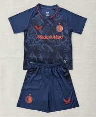 26-27 Feyenoord Rotterdam 2nd Away Dark Blue Soccer Uniform-AY 26-27 Feyenoord Rotterdam 2nd Away Dark Blue Soccer Uniform-AY