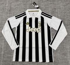 (S-5XL) 26-27 Juventus Home Black&White Thailand LS Soccer Jersey AAA-4506 (S-5XL) 26-27 Juventus Home Black&White Thailand LS Soccer Jersey AAA-4506