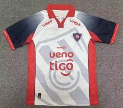 (S-4XL) 26-27 Cerro Porteño 2nd Away White Thailand Soccer Jersey AAA-8025 (S-4XL) 26-27 Cerro Porteño 2nd Away White Thailand Soccer Jersey AAA-8025