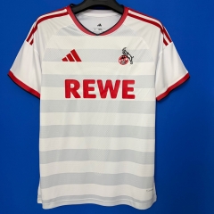(S-4XL) 26-27 FC Köln Home White&Grey Thailand Soccer Jersey AAA-6486