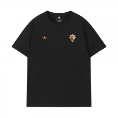 26-27 Spain Black Vintage Embroidery T-shirt-LH