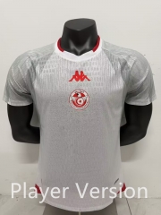 (S-3XL) Player Version 26-27 Tunisia Away White Thailand Soccer Jersey AAA-7358