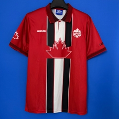Retro Version 98 Canada Red Thailand Soccer Jersey AAA-6486 Retro Version 98 Canada Red Thailand Soccer Jersey AAA-6486