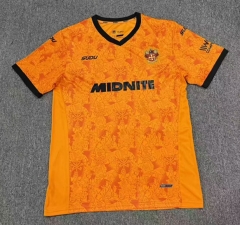 (S-4XL) 26-27 Wolverhampton Wanderers Home Orange Thailand Soccer Jersey AAA-8025