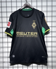 (S-4XL) 26-27 Borussia Mönchengladbach Away Black Thailand Soccer Jersey AAA-GB (S-4XL) 26-27 Borussia Mönchengladbach Away Black Thailand Soccer Jersey AAA-GB