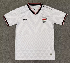 (S-4XL) 26-27 Iraq Home White Thailand Soccer Jersey AAA-8025 (S-4XL) 26-27 Iraq Home White Thailand Soccer Jersey AAA-8025
