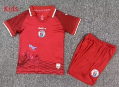 26-27 Haiti 2nd Away Red Kid/Youth Soccer Uniform-7809