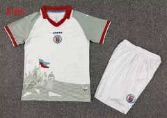 26-27 Haiti Away White Kid/Youth Soccer Uniform-7809