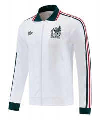 26-27 Mexico White Thailand Soccer Jacket-LH