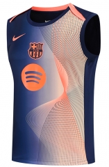 26-27 Barcelona Orange&Royal Blue Thailand Soccer Training Vest-418 26-27 Barcelona Orange&Royal Blue Thailand Soccer Training Vest-418