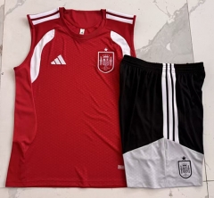 26-27 Spain Red Thailand Soccer Vest Tracksuit-815 26-27 Spain Red Thailand Soccer Vest Tracksuit-815