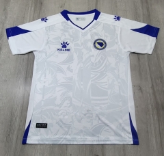 Retro Version 24-25 Bosnia and Herzegovina Away White Thailand Soccer Jersey AAA-2483 Retro Version 24-25 Bosnia and Herzegovina Away White Thailand Soccer Jersey AAA-2483