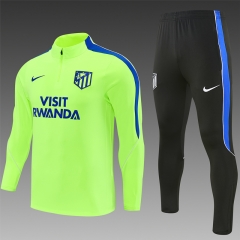 26-27 Atletico Madrid Fluorescent Green Thailand Soccer Tracksuit-2315 26-27 Atletico Madrid Fluorescent Green Thailand Soccer Tracksuit-2315