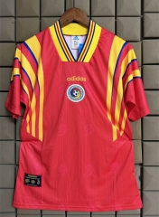 Retro Version 1996 Romania Red Thailand Soccer Jersey AAA-9171 Retro Version 1996 Romania Red Thailand Soccer Jersey AAA-9171
