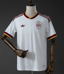 (S-4XL) With 2 Stars 2026 Spain Away White Thailand Soccer Jersey AAA (S-4XL) With 2 Stars 2026 Spain Away White Thailand Soccer Jersey AAA
