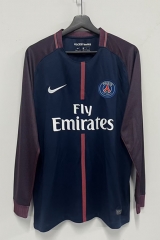 Retro Version 17-18 PSG Home Royal Blue LS Thailand Soccer Jersey AAA-2483 Retro Version 17-18 PSG Home Royal Blue LS Thailand Soccer Jersey AAA-2483